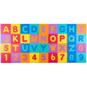 Játszószőnyeg 120 x 270 cm betűkkel és számokkal MCT 7487 - Többszínű 61954638 Bébitornázó és játszószőnyeg