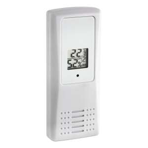TFA Dostmann MCT 30.3208.02 Wireless Temperature and Humidity Sensor, White - Weather Station