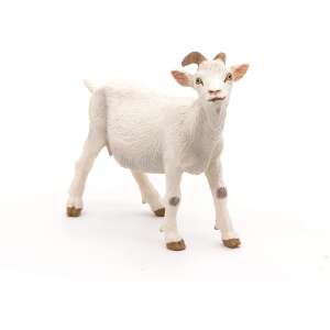 Papo White Goat Figurine, realistic animal toy for kids - Papo