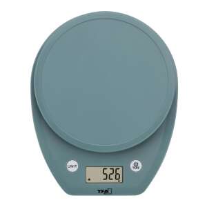TFA MOCHI digital kitchen scale with LCD display, turquoise blue, 5 kg capacity - TFA