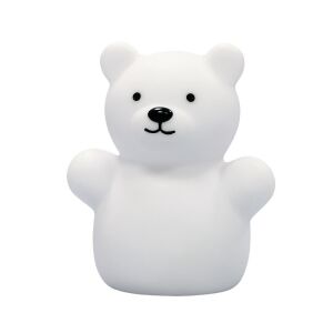 Lumilu Mini Zoo Bear LED Night Light - White Bear Design - Babies & Toddler