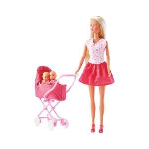 Steffi Love doll with twin babies in a stroller - Simba Toys Baba