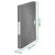 Leitz Wow Jumbo jégkék pp gumis mappa 108025046
