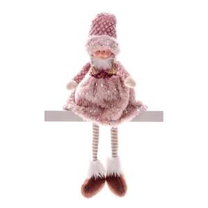Decoratiune de Crăciun fetiță roz, 58 cm înălțime, așezată, plus, cu pălărie, Artool - Nonbrand Decorațiuni de Crăciun