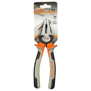 Richmann Exclusive combination pliers with orange and grey handles, 180mm long - Pliers