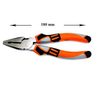 Richmann Exclusive 180mm Combination Pliers with Orange and Black Handles - Pliers