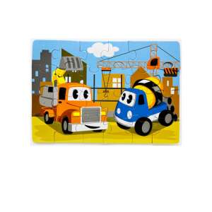 Teherautók Kirakójáték kisgyermekeknek 24 db-os pici puzzle 25x18 61961217 Puzzle - 0,00 Ft - 1 000,00 Ft