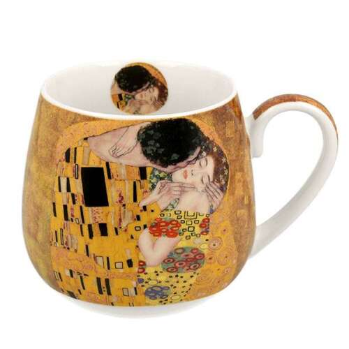 Klimt A csók bögre, 430 ml, New Bone China