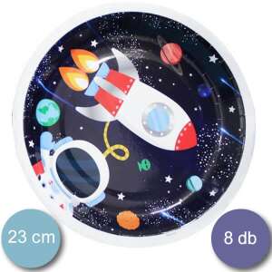 Űrhajós party tányér - 8 darabos 23 cm 61963010 