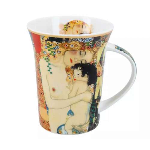 Klimt Anya gyermekével porcelán bögre, 350 ml, Carmani
