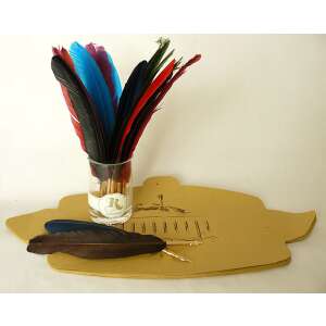 Rubinato toll papírtartóban, cserélhető fém tollheggyel - Rubinato