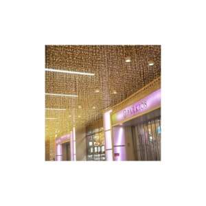 Коледна инсталация тип перде с ресни със синя LED светлина, 360 LED, 8M, MCT-CH029P