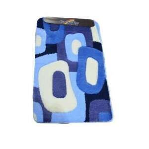 Modern Kék Fürdőszőnyeg Készlet - 2 db, 100x60 cm