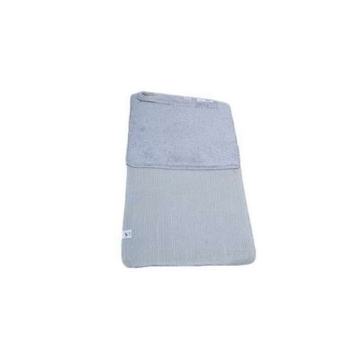 2 db szürke fürdőszőnyeg szett, 100x60 cm, puha és nedvszívó, tökéletes a fürdőszoba padlójához