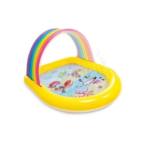 Intex Rainbow Arch Spray Inflatable Pool, 147 x 130 x 86 cm, for toddlers and babies