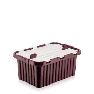 Mercaton® tárolódoboz fedővel, kettős zárszerkezettel, légmentesen záródó, polipropilén, 26 x 38 x 17,5 cm, 10 L