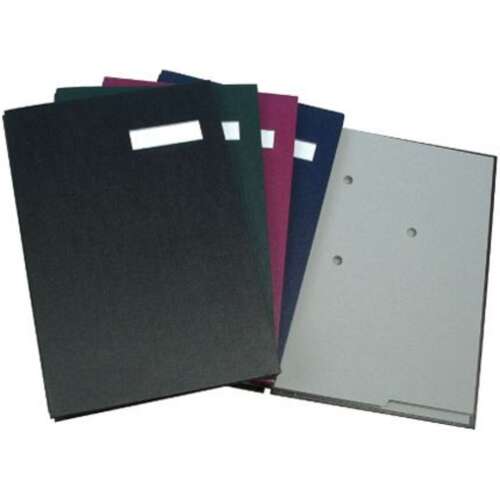 Q-Connect A4 aláírókönyv, 20 részes, fekete, KF310102