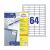Avery Zweckform Univerzális Etikett - 6400 db - 48,5x16,9 mm 134150069