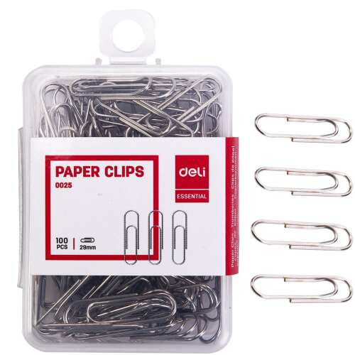 Deli Essential Gemkapocs, 100 db, 29 mm