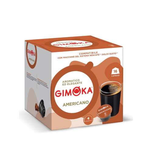 Gimoka Americano Dolce Gusto kompatibilis kávékapszulák, 16 db