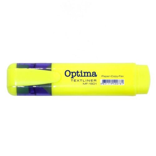Optima Fluo Szövegkiemelő - Sárga - 10 db 162922819 - Szövegkiemelő