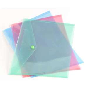 A4-es Átlátszó Irattartó Mappa - Patentzár