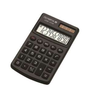 Olympia 1110 Zsebszámológép - 10 jegyű LCD, Napelemes 61968904 - Olympia