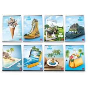 Pigna Eco Fancy Füzet - A4 - Kockás - 42 Lapos