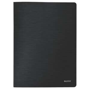 Leitz STYLE teczka na dokumenty 40 kieszeni, czarna PP, satynowe wykończenie - Leitz