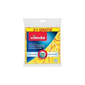 Vileda Ultra Fresh 2+1 pack of household cleaning cloths - Felmosó, Clothes Dryer, Trash can, Paper Towel and Household wipes