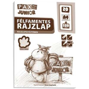 PAX Junior Félfamentes Rajzlap - A4 - 20 lap