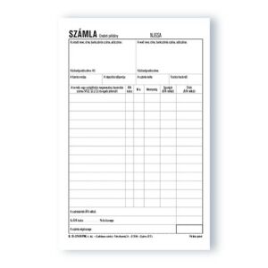 Pátria Számlatömb - A5 - 25x4 lapos 123212060 - Patria