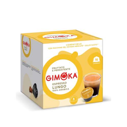 Gimoka Puro Aroma Espresso Lungo Dolce Gusto kompatibilis kávékapszula, 16 db