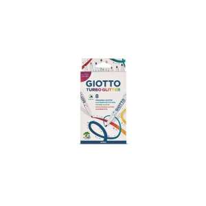 Giotto Turbo Glitter Csillámos Filctoll Készlet - 8 db, 1 mm