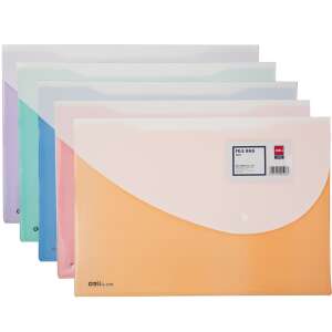 DELI Macaron Irattartó Tasak - A4+ - PP - Patentos