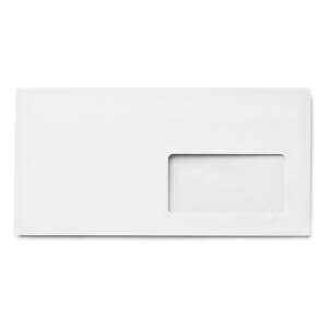 Fehér boríték ablakkal, 114x162 mm, öntapadó béléssel, nyomott jobb ablakkal, 35x90 mm - Boríték