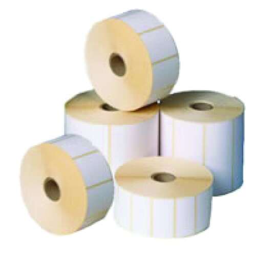 40x15mm fehér thermo címke tekercs, 2000 címke/tekercs - Etikett címke