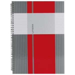 MARKER Linear A4-es Kockás Spirálfüzet - 80 oldal, Keményfedelű