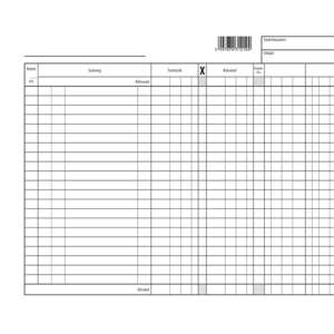 Számlalap, 248x210 mm, B.13-80, könyvelés, számlázás, üzleti nyomtatványok - Patria
