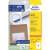 Avery Zweckform 6120 Ultragrip etykiety wielofunkcyjne, 4 etykiety na arkuszu, 25 arkuszy w opakowaniu, 105x148mm