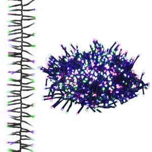 vidaXL színes pasztell fényű fürtös PVC LED-szalag 2000 LED-del 17 m 61985935 - Fényfüzér