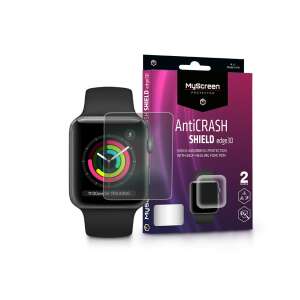 MyScreen AntiCrash Shield edge3D Displayschutzfolie für Apple Watch 3 (38mm) - 2er Pack - Apple