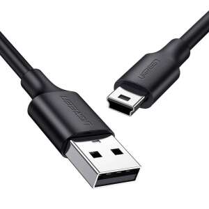 Cablu UGREEN US132 USB - mini USB, 1,5 m (negru) - Cabluri USB
