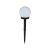 Garden of Eden LED solar stake light, close-up on white background.