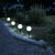 LED solar lamp - plug-in - spherical, cool white - Ø10 cm - 1 piece 143262929