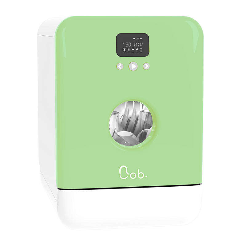 Bob daan tech kompakt mini asztali mosogatógép (fehér-zöld)