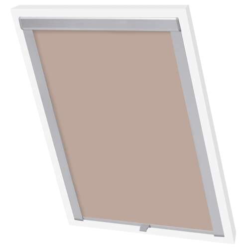Bézs Velux sötétítő roló, M08/308 méret, ferde nézet - Roló