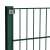 Zöld vas kerítéspanel oszlopokkal 6,8 x 1,2 m 62022927}