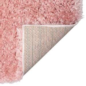 Magas szálú rózsaszín bozontos szőnyeg 160 x 230 cm 50 mm 62027254 