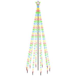 Színes fényű karácsonyfa tüskével 310 led-del 300 cm 62497758 